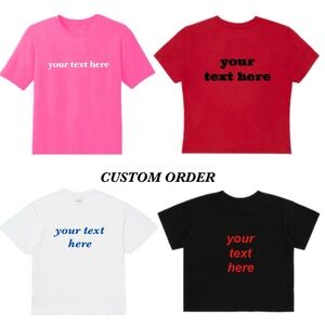 custom statement t-shirts and baby tees
